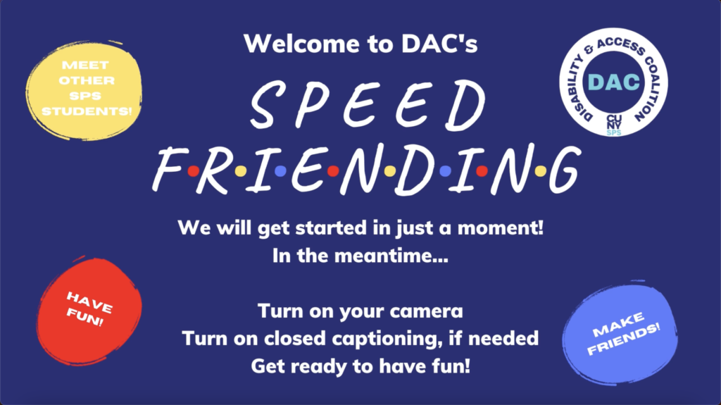 Read more about the article Breaking barriers, building community: DAC’s Speed Friending event