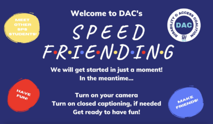 Breaking barriers, building community: DAC’s Speed Friending event